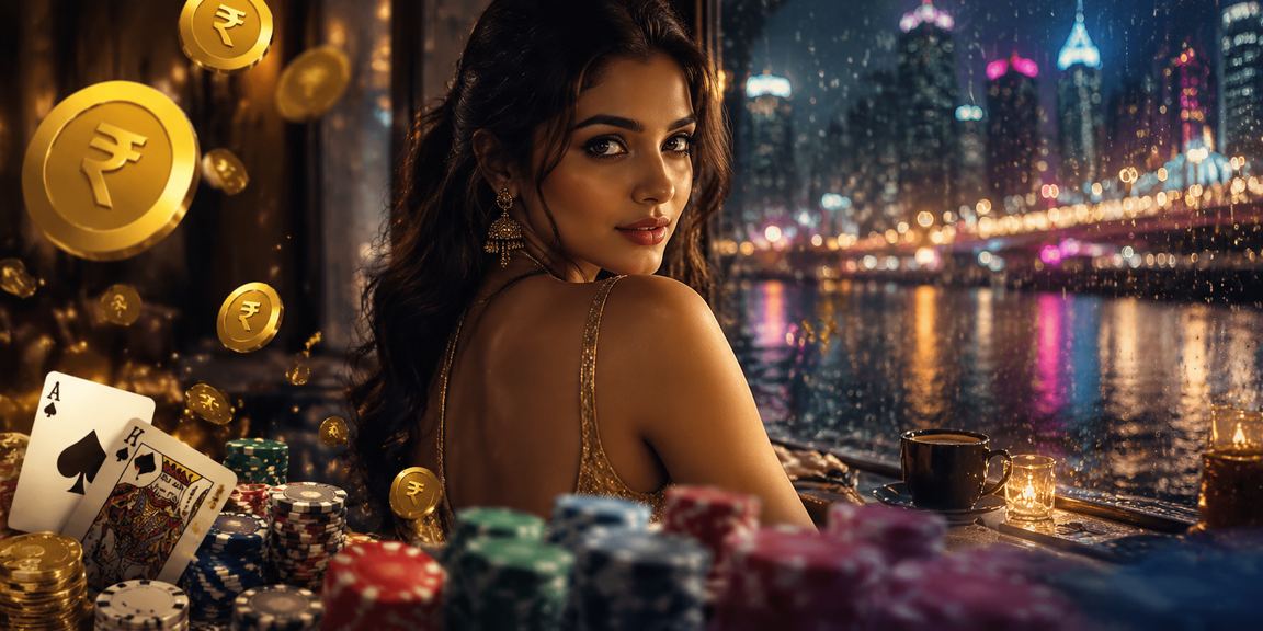 Mumbai poker game with players and Indian rupee notes